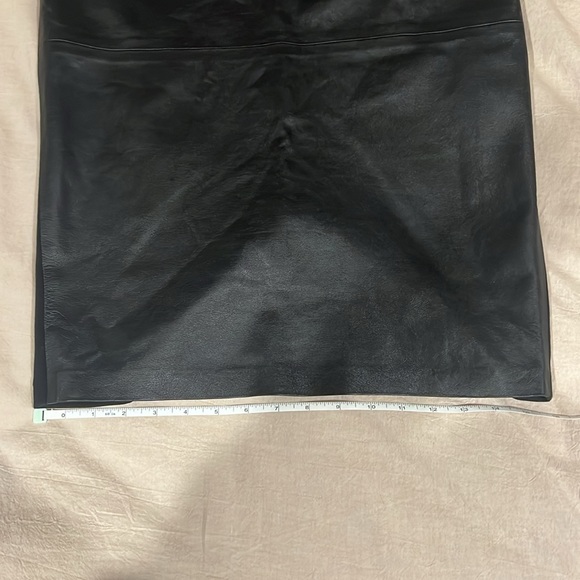 Diane von Furstenberg Lamb Leather Skirt - Picture 8 of 11